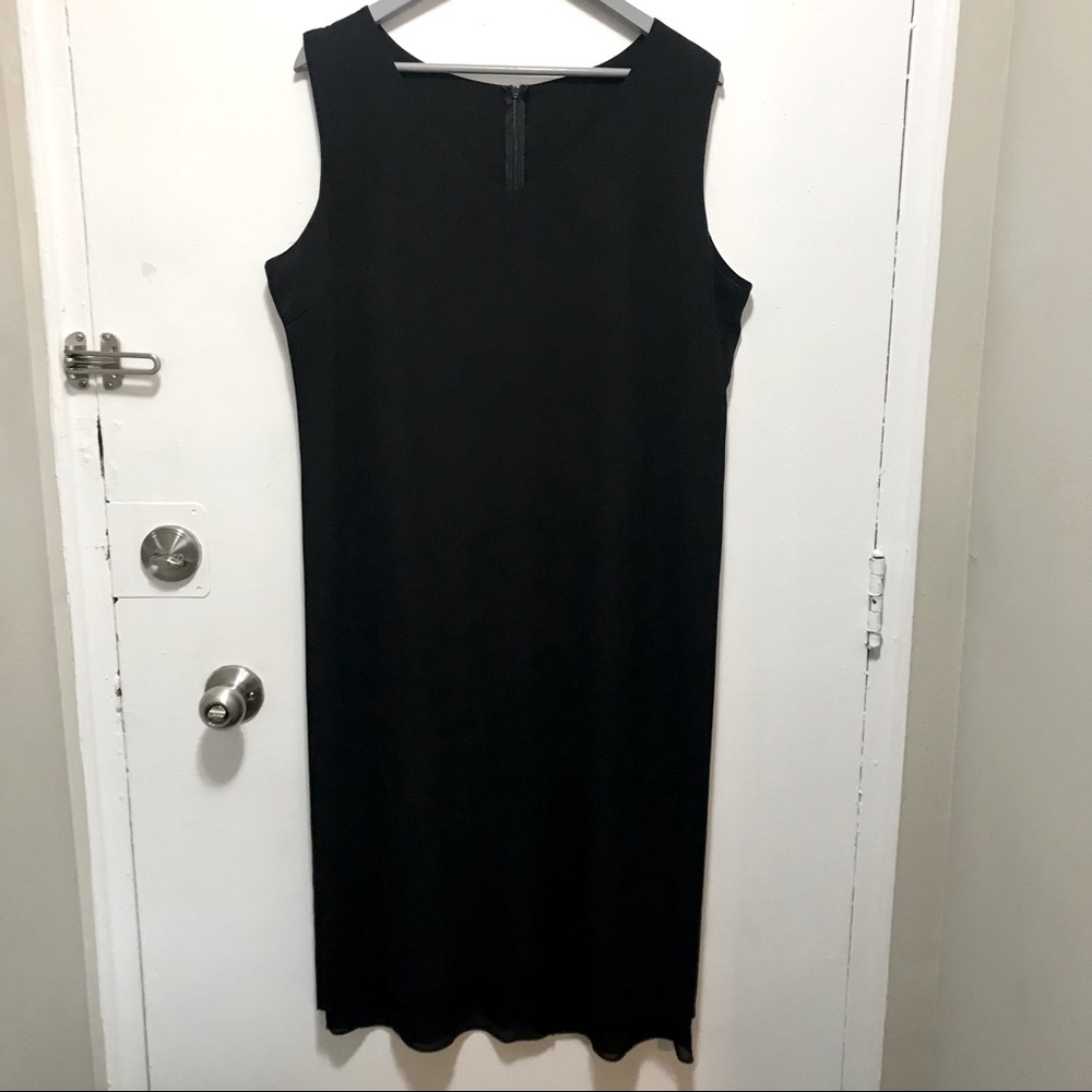 Rory USA black sleeveless lined dress size 2XL